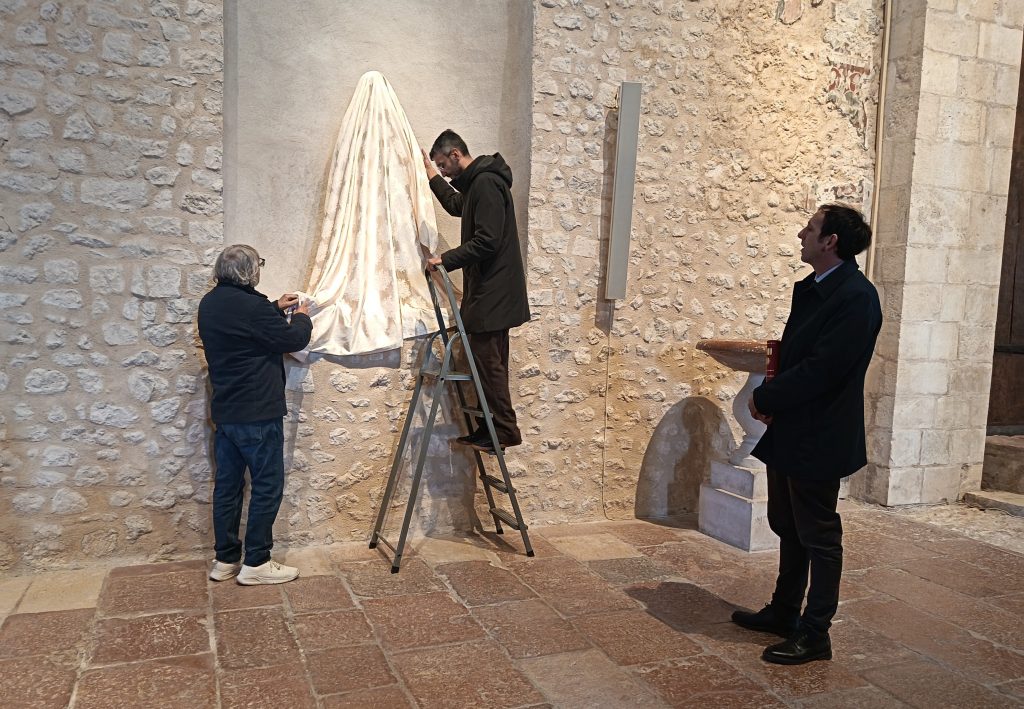 scopertura della Statua del Santo francescano